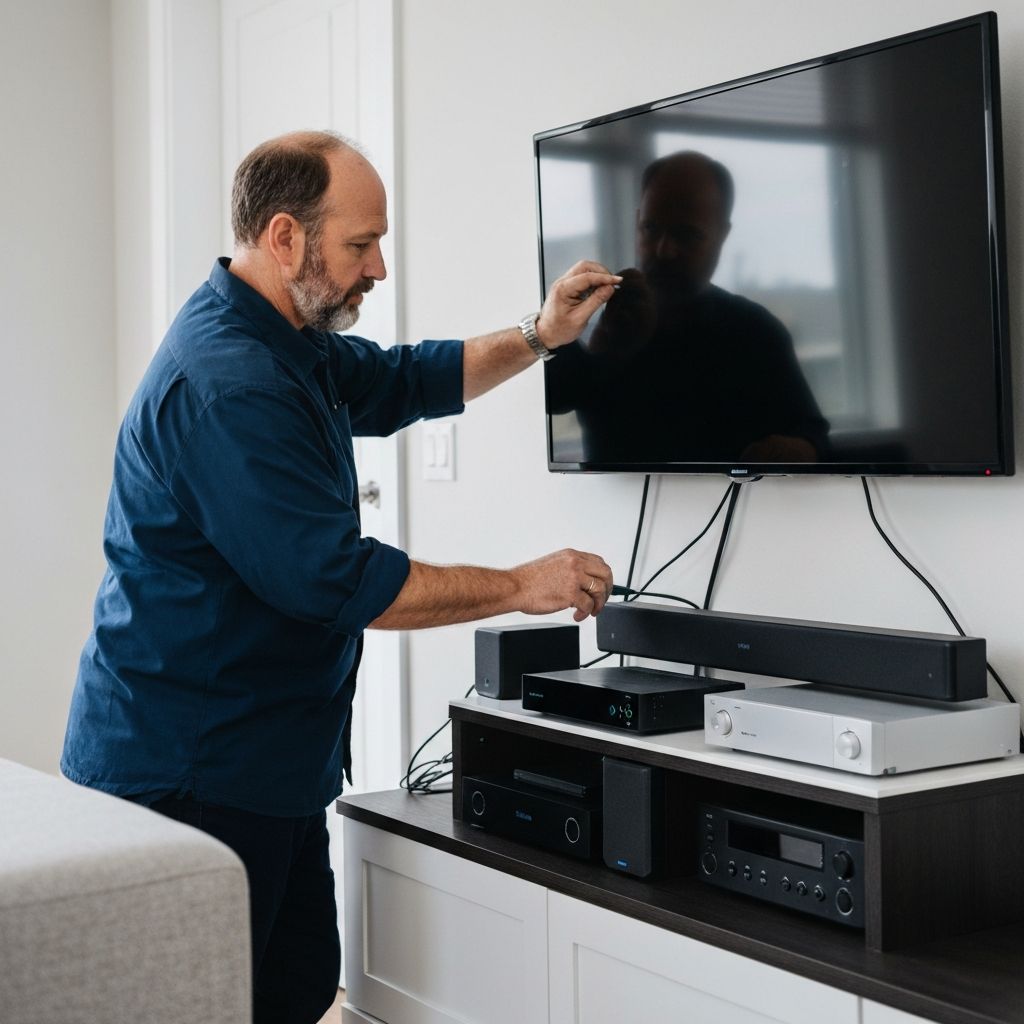 Professional TV installation and activation