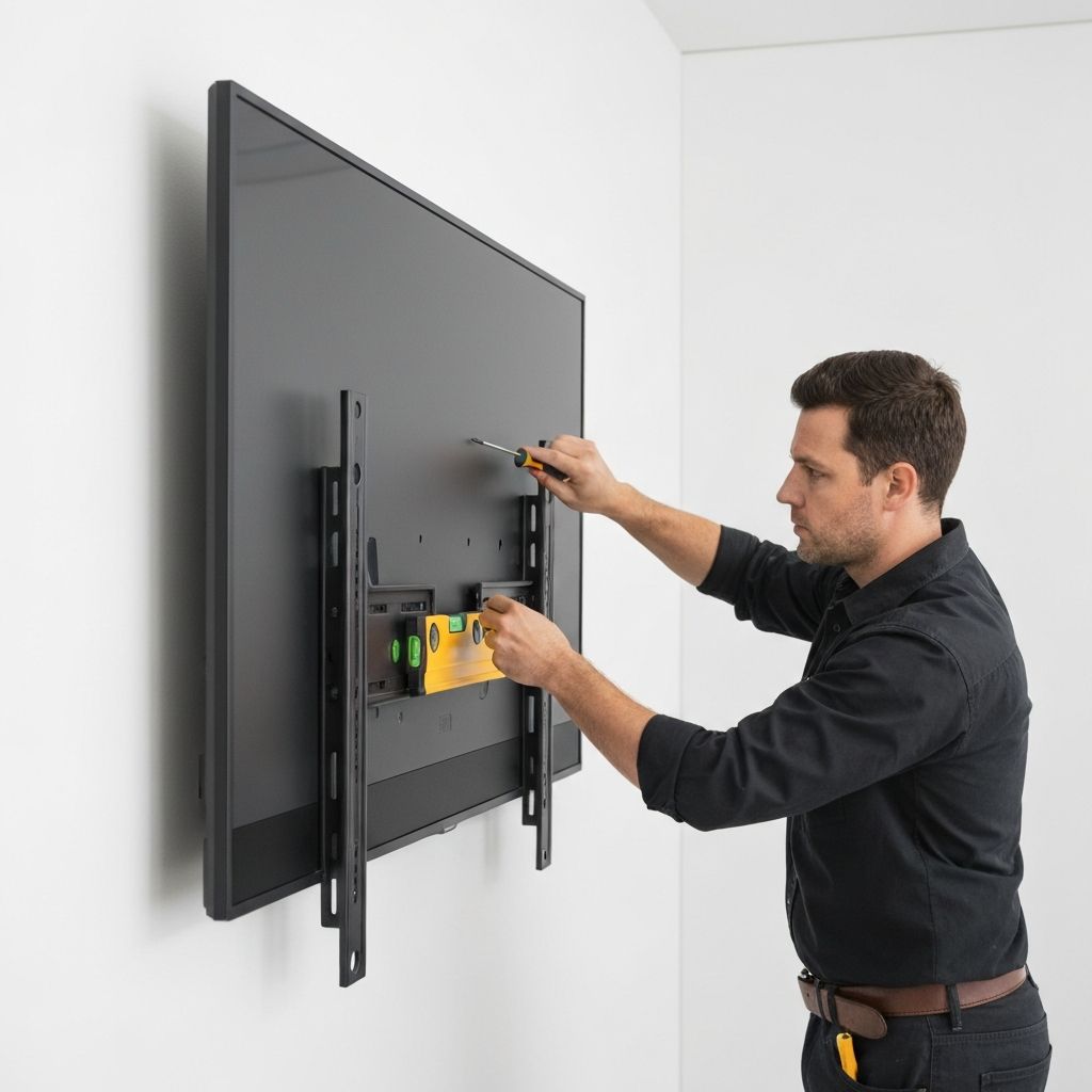 Professional TV wall mounting